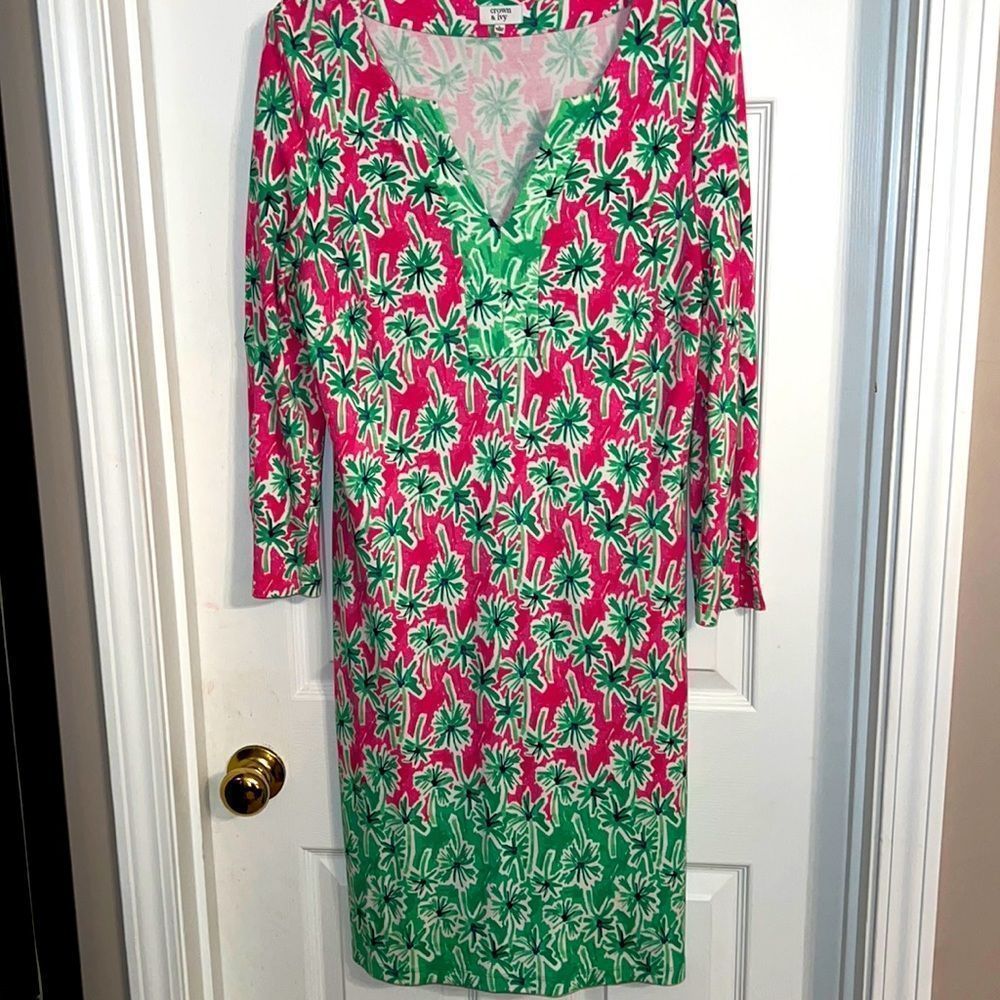 Pink and green Crown and Ivy dress